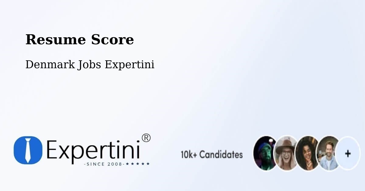 Resume Score - Denmark Jobs Expertini